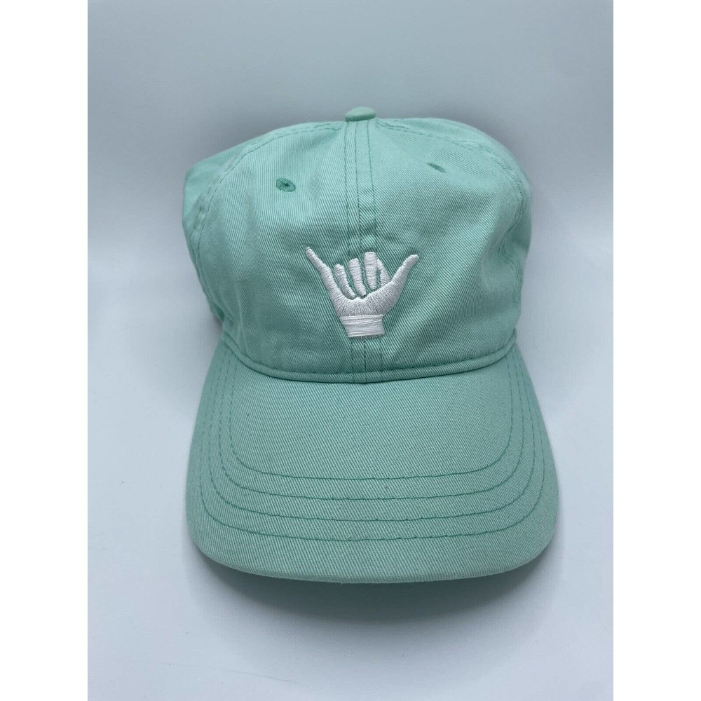 Nomad Mint Green Hat Hand Logo Hang Loose Adjustable Unisex Cap
